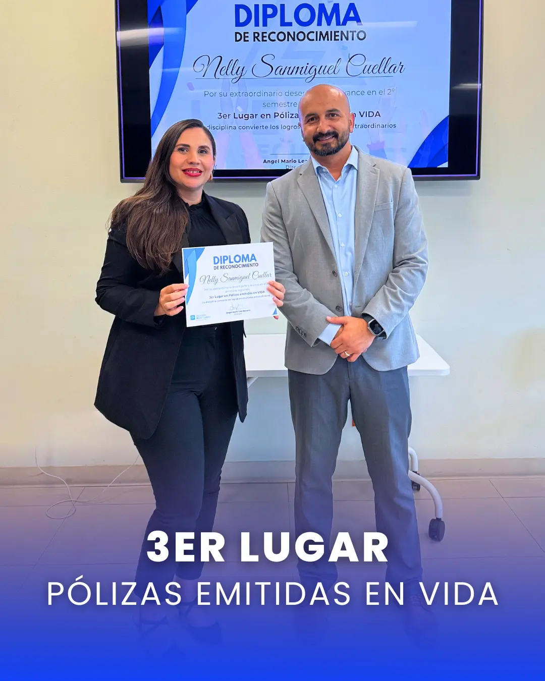 3er Lugar Pólizas Emitidas en Vida